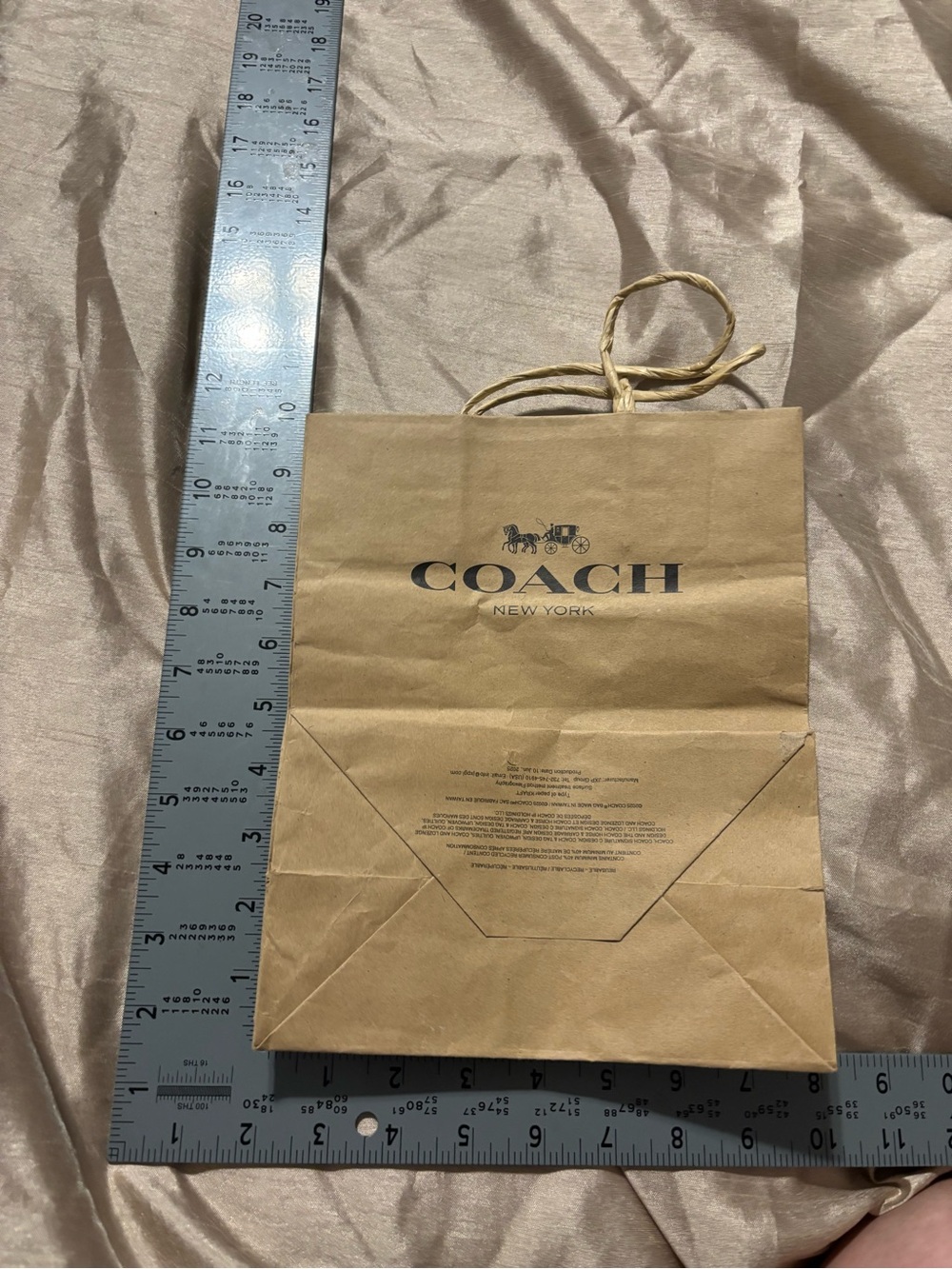 COACH Black Box with Gold Logo - Picture 5 of 5